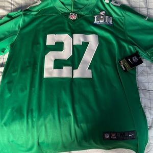 Nike Philadelphia Eagles #27 Jenkins Super Bowl LII Stitched Limited Rush Jersey